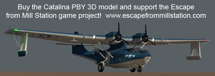 Catalina PBY 3D model 
